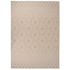 Duurzame buitenvloerkleden voor een beschermendemat in je tuin - Bruine strepen / 200 x 280 cm - Vloerkleden