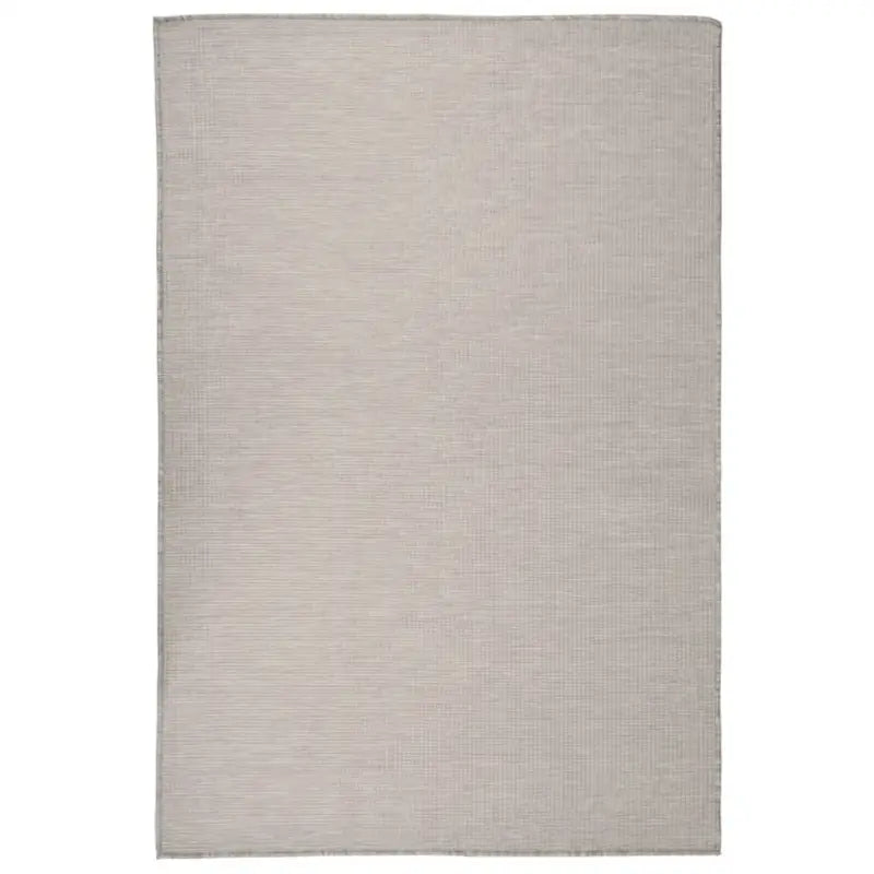 Duurzame buitenvloerkleden voor een beschermendemat in je tuin - Taupe / 120 x 170 cm - Vloerkleden