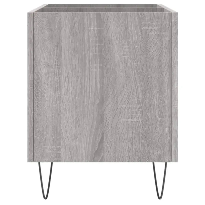 Duurzame grijs Sonoma Vinylkast met stevige blad en ijzeren poten - Cd- & dvd-kasten