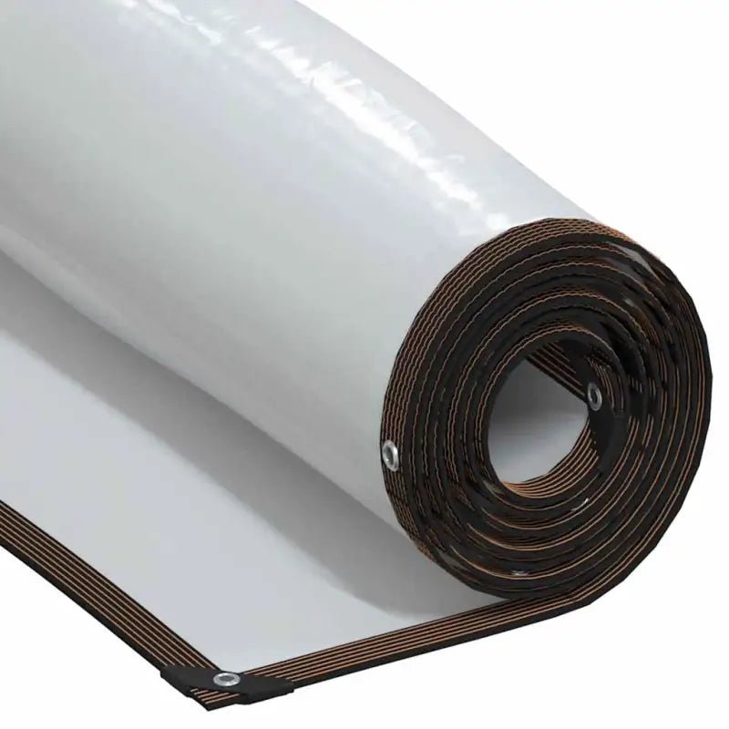 Duurzame PE-plantenhoes met zwart lint en zesrijige machinesteeklijnen - 1 x 8 m / 1 - Mulch