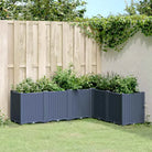 Duurzame plantenbak voor klimplanten op tuin of terras - Blauwgrijs / 160 x 120 x 53 cm / 1 - Bloempotten &
