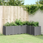 Duurzame plantenbak voor klimplanten op tuin of terras - Lichtgrijs / 160 x 120 x 53 cm / 1 - Bloempotten &