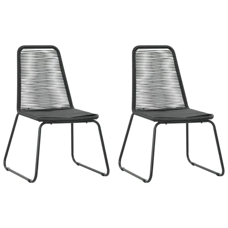 Duurzame PVC-Rattan Tuinset met Stalen Frame - Tuinsets