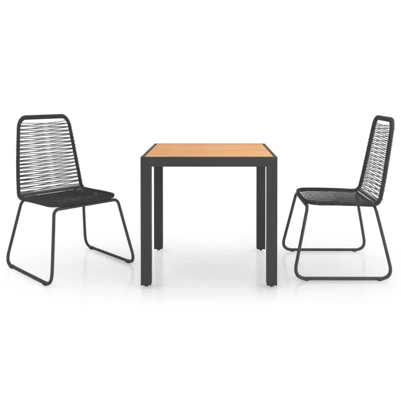 Duurzame PVC-Rattan Tuinset met Stalen Frame - Tuinsets