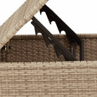 Duurzame tuinkruk met poly rattan en comfortabele zitervaring - Tuinpoefs