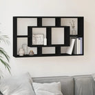 Duurzame wandplank voor boeken en decoratie - Zwart / 1 - Wandplanken