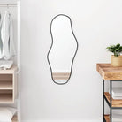Duurzame wandspiegel met duidelijke weerspiegeling en minimalistisch design - Zwart / 80 x 35 cm / 1 - Spiegels