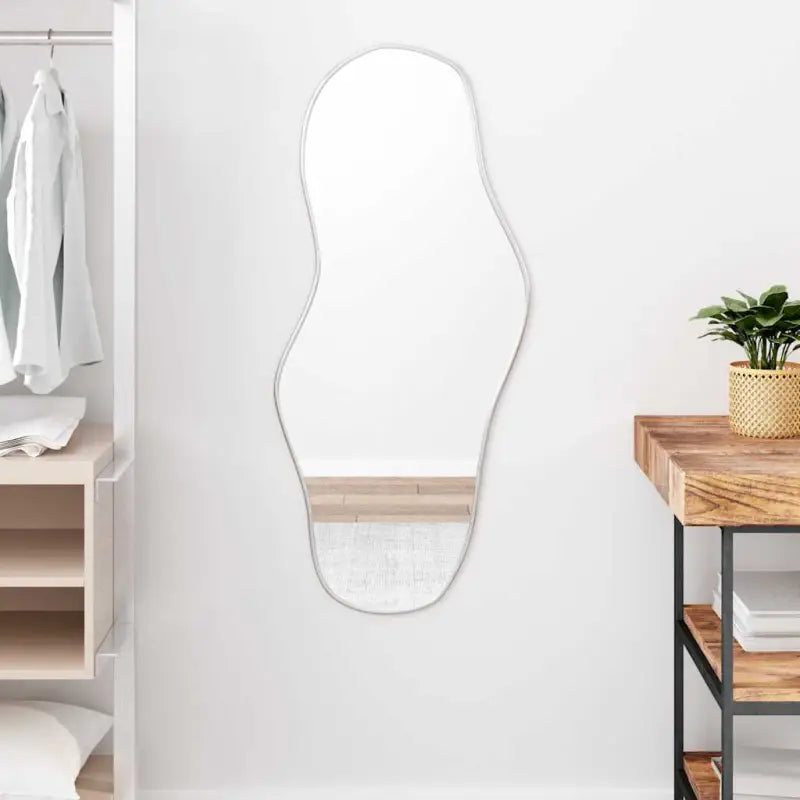 Duurzame wandspiegel met duidelijke weerspiegeling en minimalistisch design - Zilver / 100 x 45 cm / 1 - Spiegels