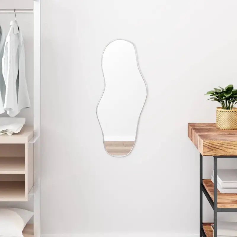 Duurzame wandspiegel met duidelijke weerspiegeling en minimalistisch design - Zilver / 70 x 30 cm / 1 - Spiegels