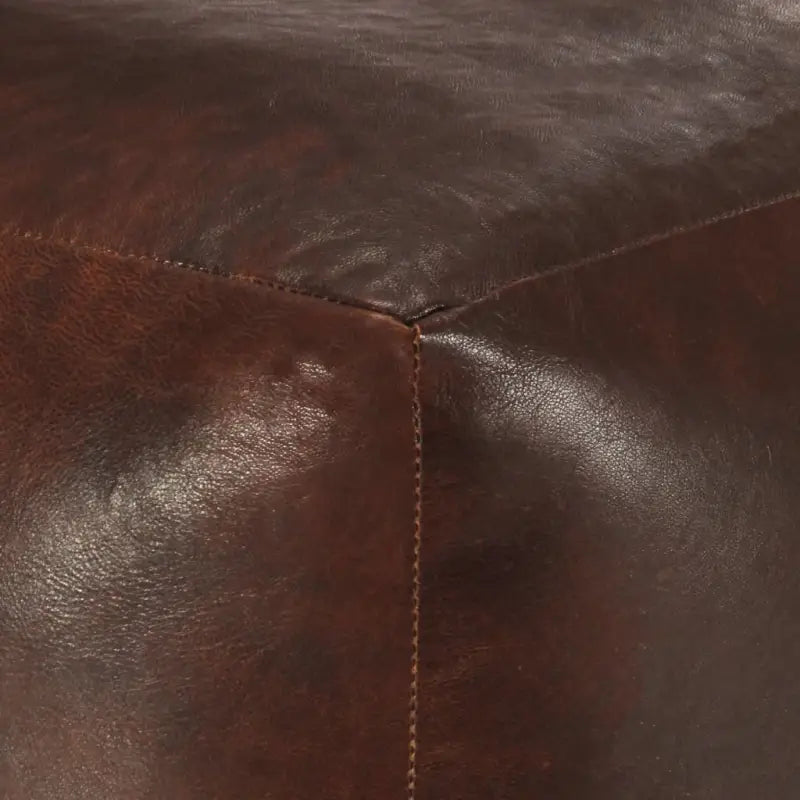 Echt Geitenleer Poef voor Modern en Comfortabel Interieur - Poefs
