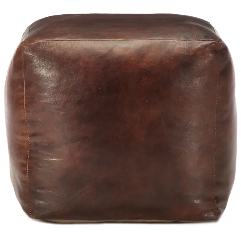 Echt Geitenleer Poef voor Modern en Comfortabel Interieur - Poefs