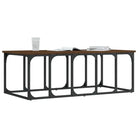 Echte salontafel met bewerkt hout voor een elegante woonkamer - Salontafels