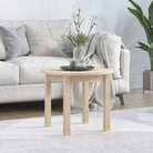 Echte salontafel van massief grenenhout met rustieke uitstraling - Naturel / Ø 55 x 45 cm / 1 - Salontafels