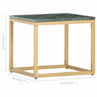 Echte steen salontafel met marmeren textuur voor moderne interieurs - Salontafels