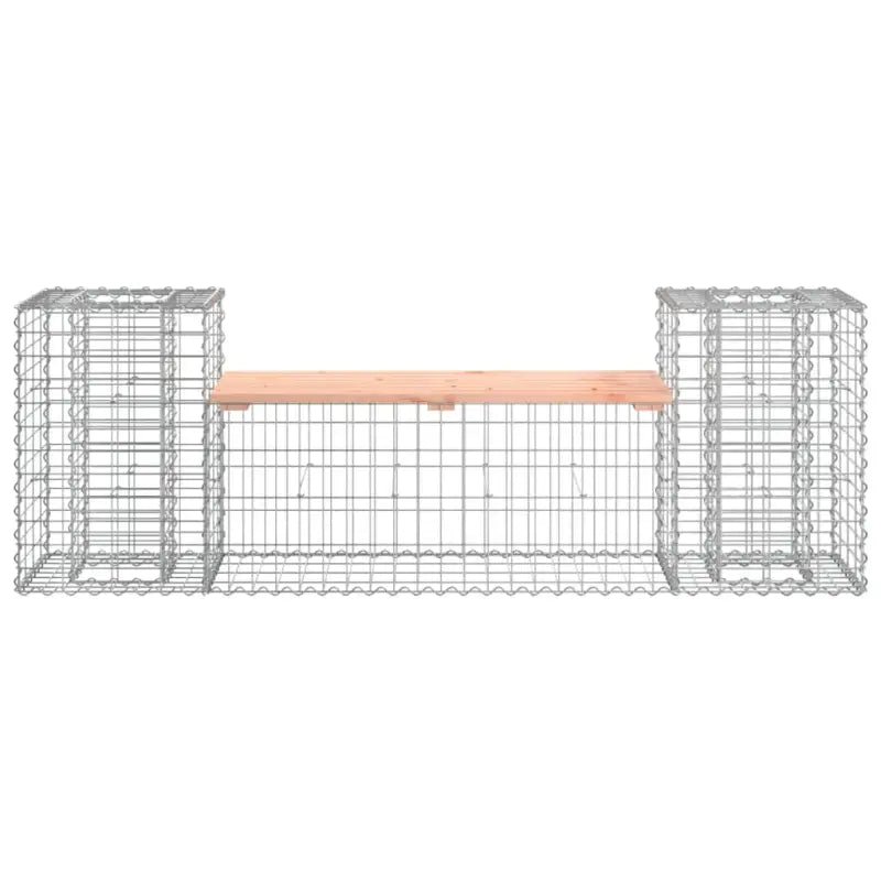 Tuinbank Schanskorfontwerp 183X41X60,5 Cm Massief Douglashout