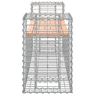 Tuinbank Schanskorfontwerp 183X41X60,5 Cm Massief Douglashout