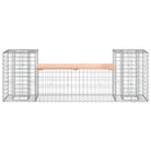 Tuinbank Schanskorfontwerp 183X41X60,5 Cm Massief Douglashout