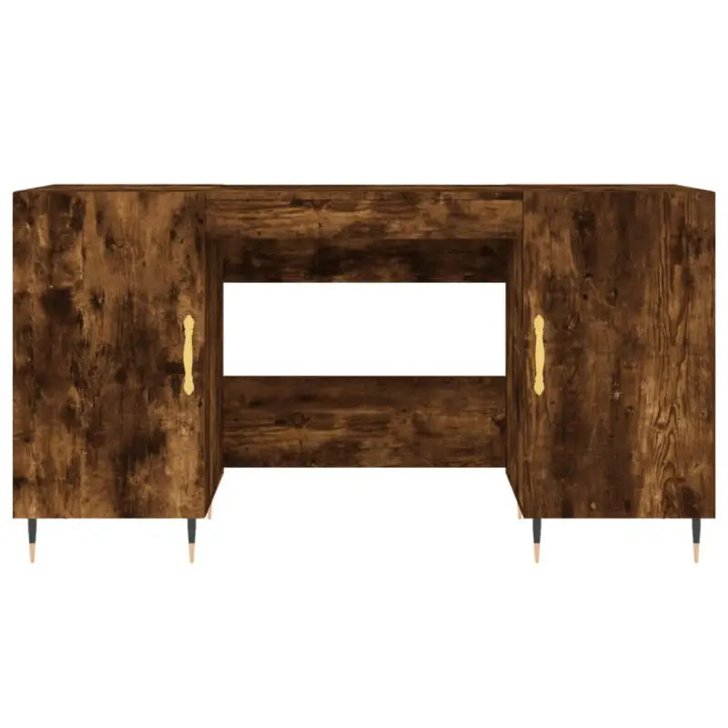 Eenvoudig bureau van bewerkt hout met elegante charme - Bureaus