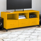 Eenvoudig en stevig tv-meubel voor in de woonkamer - Geel / 1 - Tv-meubels