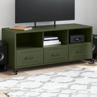 Eenvoudig en stevig tv-meubel voor in de woonkamer - Groen / 1 - Tv-meubels