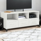 Eenvoudig en stevig tv-meubel voor in de woonkamer - Wit / 1 - Tv-meubels