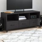 Eenvoudig en stevig tv-meubel voor in de woonkamer - Zwart / 1 - Tv-meubels