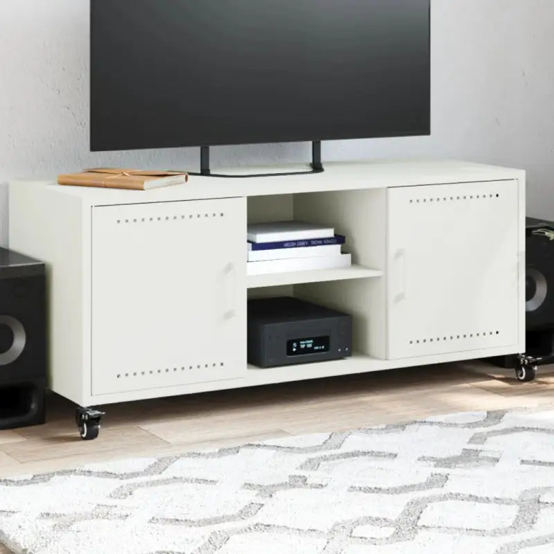 Eenvoudig en stevig tv-meubel voor in je woonkamer - Wit / 1 - Tv-meubels