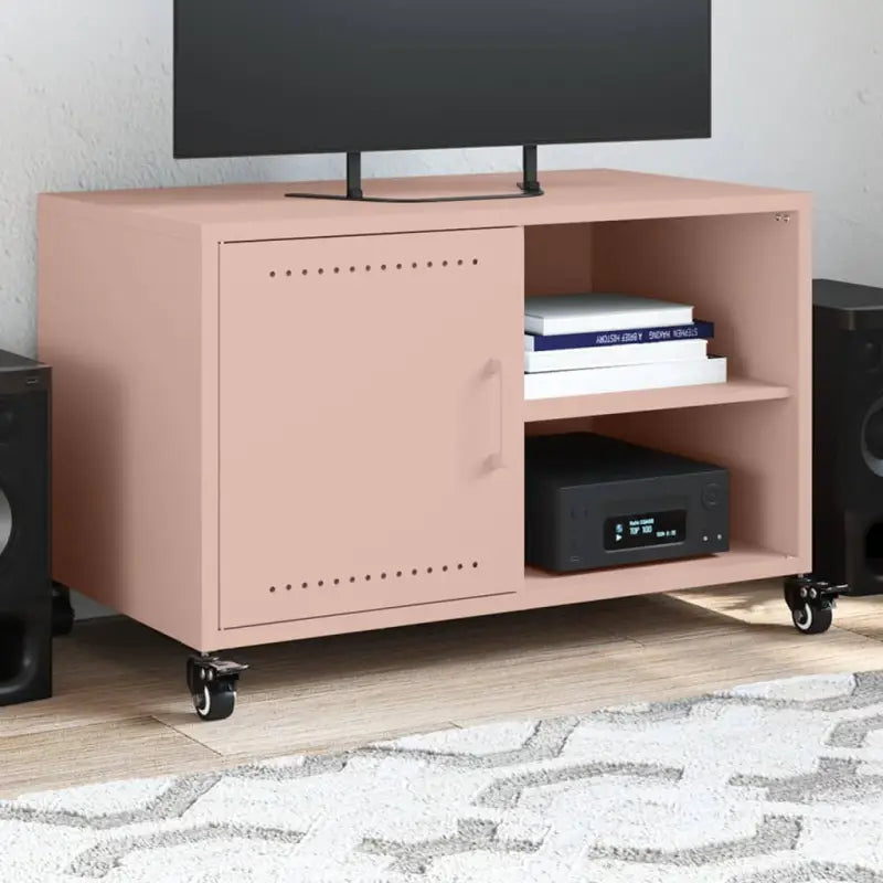 Eenvoudig en stevig Tv-meubel voor je woonkamer - Roze / 1 - Tv-meubels