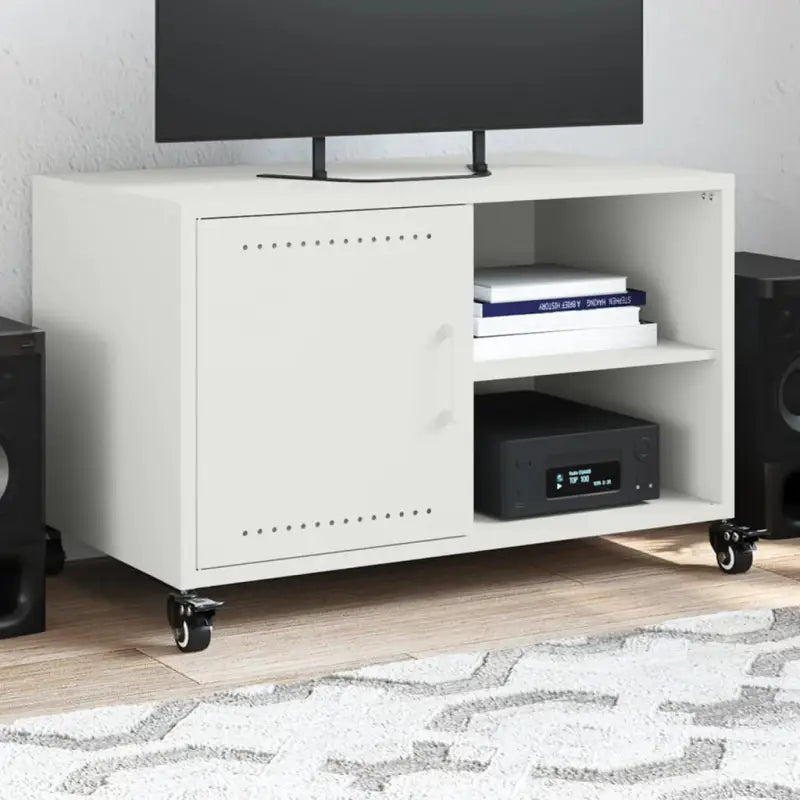 Eenvoudig en stevig Tv-meubel voor je woonkamer - Wit / 1 - Tv-meubels
