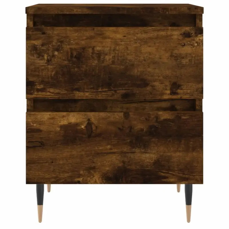 Eenvoudig nachtkastje van bewerkt hout met tijdloos ontwerp - Nachtkastjes