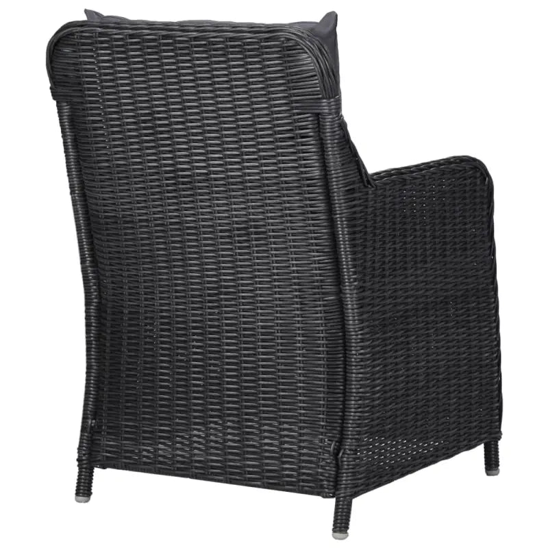 Eenvoudig schoon halfronde poly rattan tuinset voor 8 personen - Tuinsets