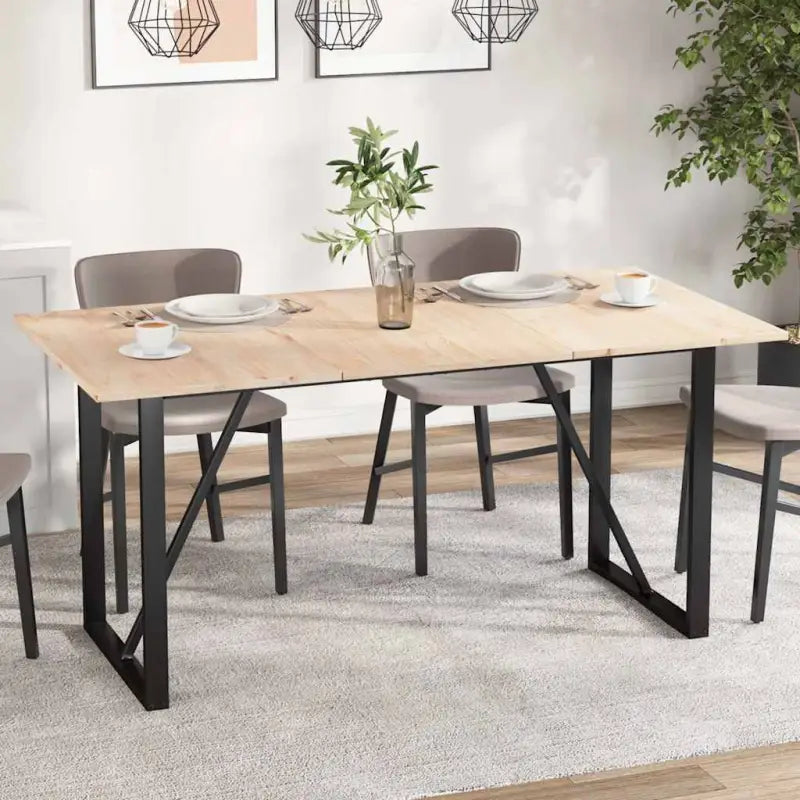 Eenvoudig schoon massief grenenhout tafelblad voor nieuwe uitstraling - 80 x 53 x 1,7 cm / 3 - Tafelbladen