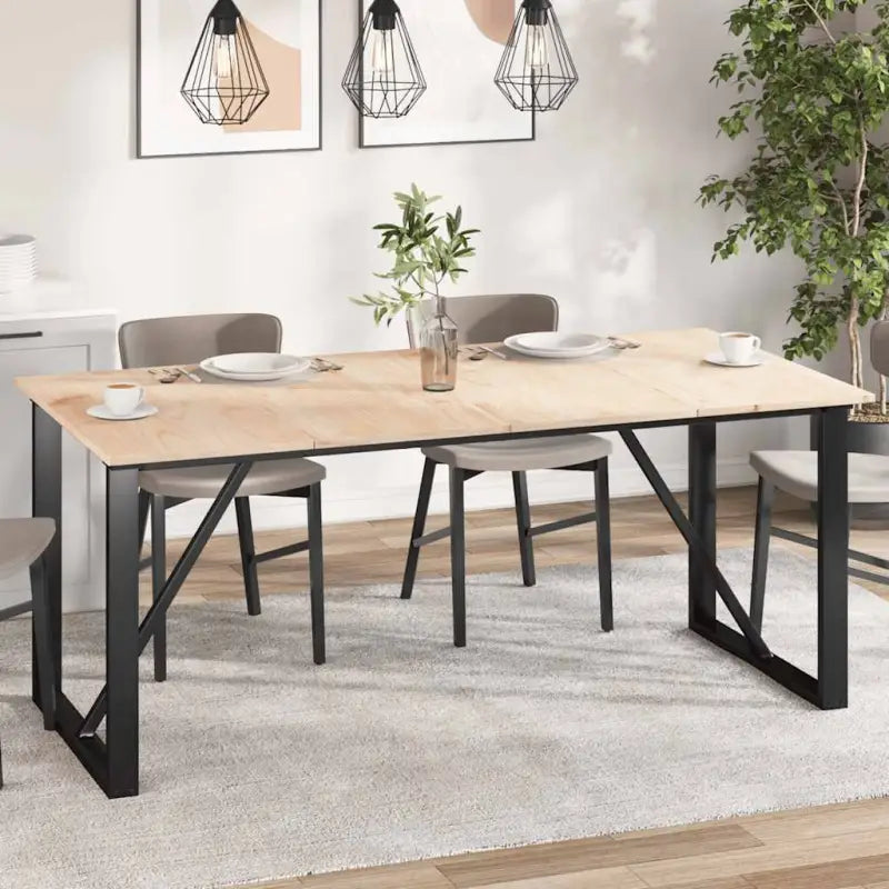 Eenvoudig schoon massief grenenhout tafelblad voor nieuwe uitstraling - 90 x 45 x 1,7 cm / 4 - Tafelbladen