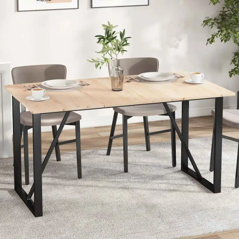 Eenvoudig schoon massief grenenhout tafelblad voor nieuwe uitstraling - 80 x 47 x 1,7 cm / 3 - Tafelbladen