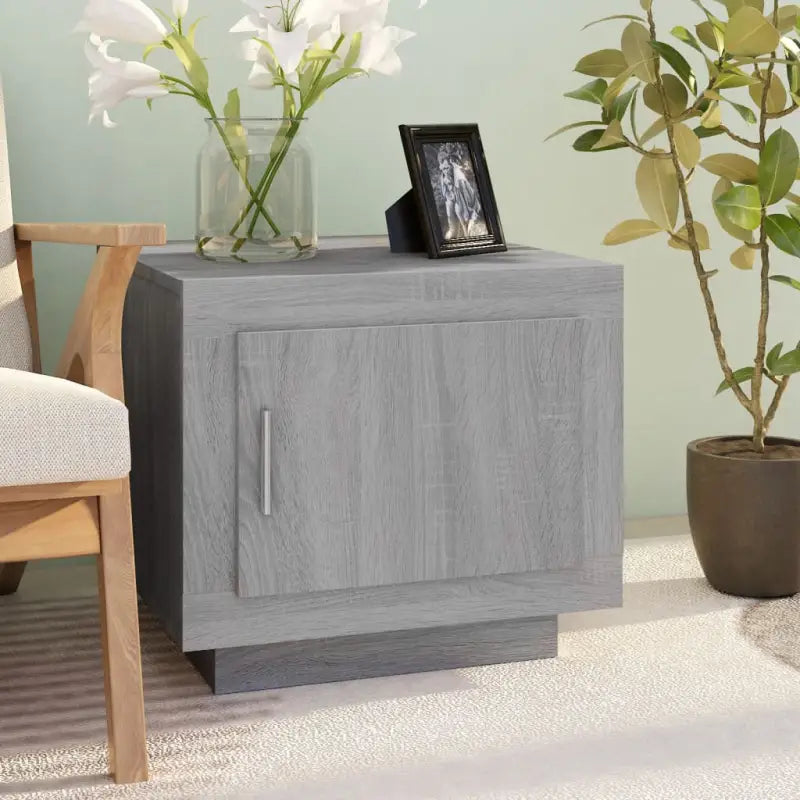 Eenvoudig schoon Salontafel van bewerkt hout met stijlvolle afwerking - Grijs sonoma / 1 - Salontafels