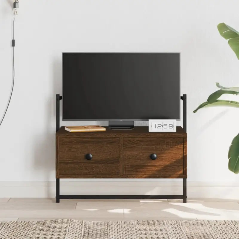 Eenvoudig schoon te maken Tv-meubel met strak Klassiek ontwerp - bruin eikenkleur / 1 / 60.5 cm - Tv-meubels