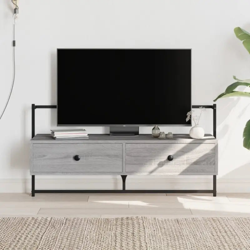 Eenvoudig schoon te maken Tv-meubel met strak Klassiek ontwerp - Grijs sonoma / 1 / 100.5 cm - Tv-meubels