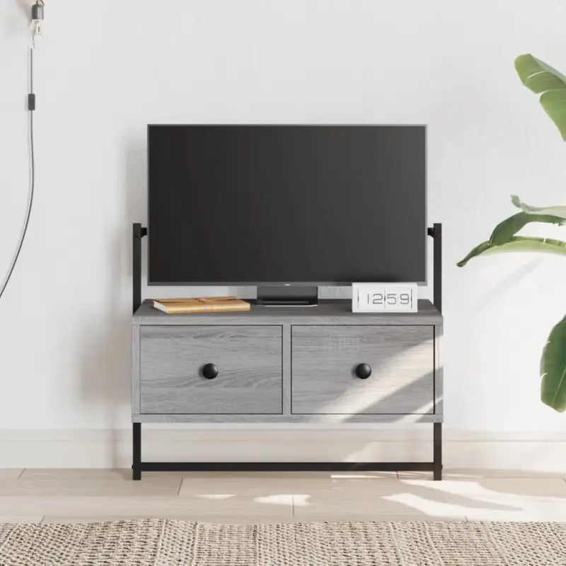 Eenvoudig schoon te maken Tv-meubel met strak Klassiek ontwerp - Grijs sonoma / 1 / 60.5 cm - Tv-meubels