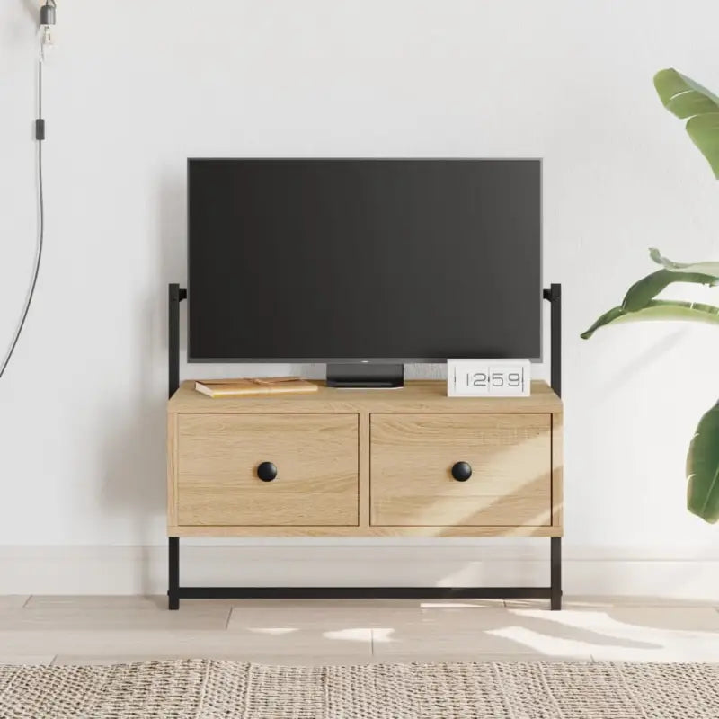 Eenvoudig schoon te maken Tv-meubel met strak Klassiek ontwerp - Sonoma eiken / 1 / 60.5 cm - Tv-meubels