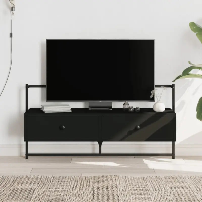 Eenvoudig schoon te maken Tv-meubel met strak Klassiek ontwerp - Zwart / 1 / 100.5 cm - Tv-meubels