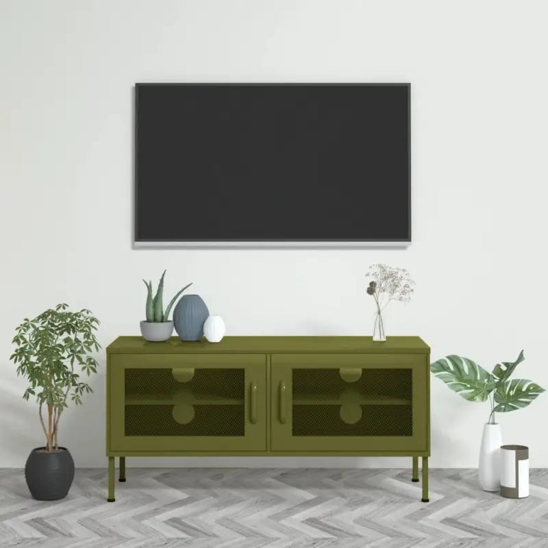 Eenvoudig Tv-meubel met stalen constructie voor je woonkamer - Tv-meubels