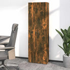 Eenvoudige Archiefkast van bewerkt hout voor stijlvol opbergen - Gerookt eiken / 60 x 32 x 190 cm / 1 - Archiefkasten