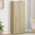 Eenvoudige Archiefkast van bewerkt hout voor stijlvol opbergen - Sonoma eiken / 60 x 32 x 153 cm / 1 - Archiefkasten