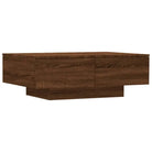 Eenvoudige salontafel van bewerkt hout met elegante afwerking - Salontafels