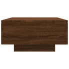 Eenvoudige salontafel van bewerkt hout met elegante afwerking - Salontafels
