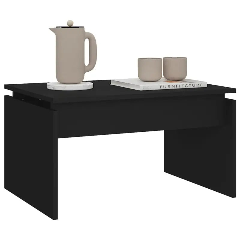 Eenvoudige salontafel van bewerkt hout met modern design - Salontafels