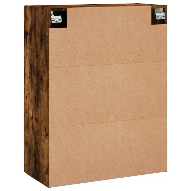 Eenvoudige wandgemonteerde dressoir met bewerkt hout voor een stijlvolle inrichting - Gerookt eiken / 1 - Dressoirs &