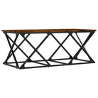 Eerlijke Salontafel met Behandeld Hout voor een elegante woonkamer - Salontafels
