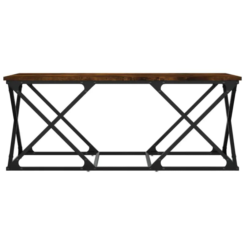 Eerlijke Salontafel met Behandeld Hout voor een elegante woonkamer - Salontafels