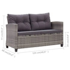 Eethoek van poly rattan en massief acaciahout met moderne charme - Tuinsets